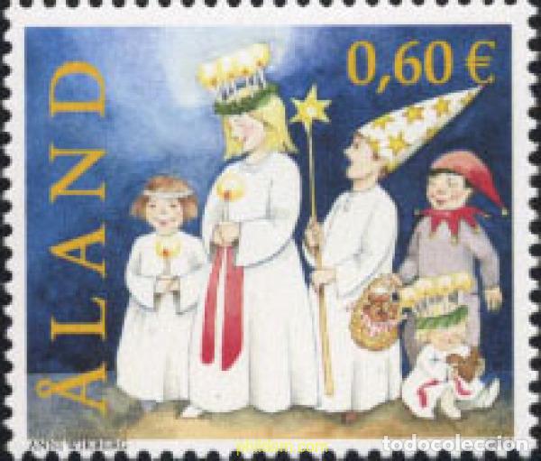 Timbres: 135029 MNH ALAND 2003 SANTA LUCIA