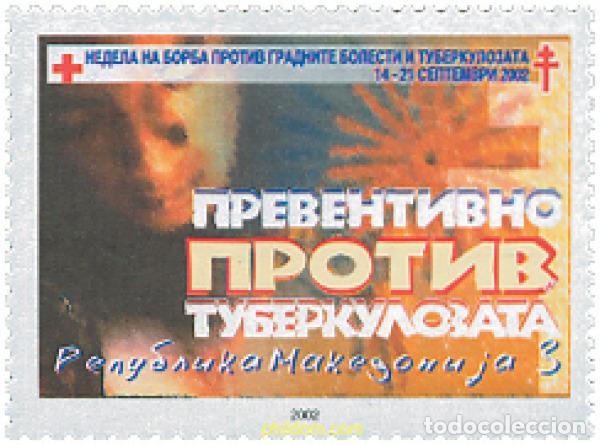 Sellos: 135070 MNH MACEDONIA 2002 SEMANA CONTRA LA TUBERCULOSIS
