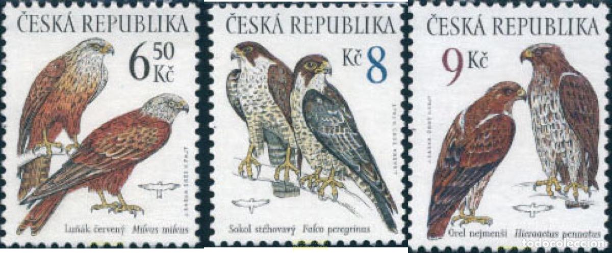 Timbres: 136264 MNH CHEQUIA 2003 AVES RAPACES