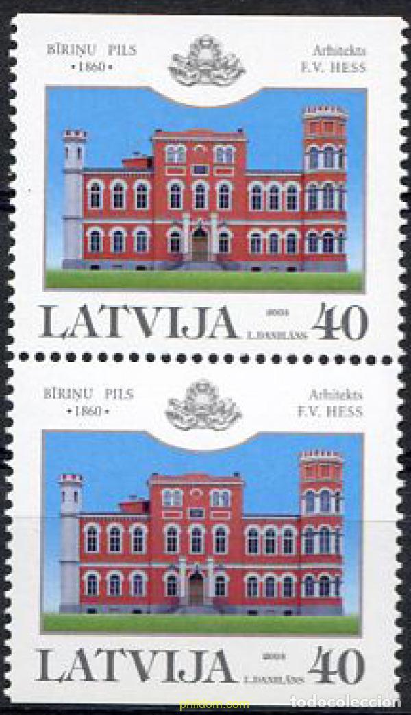 Briefmarken: 218109 MNH LETONIA 2003 CASTILLOS