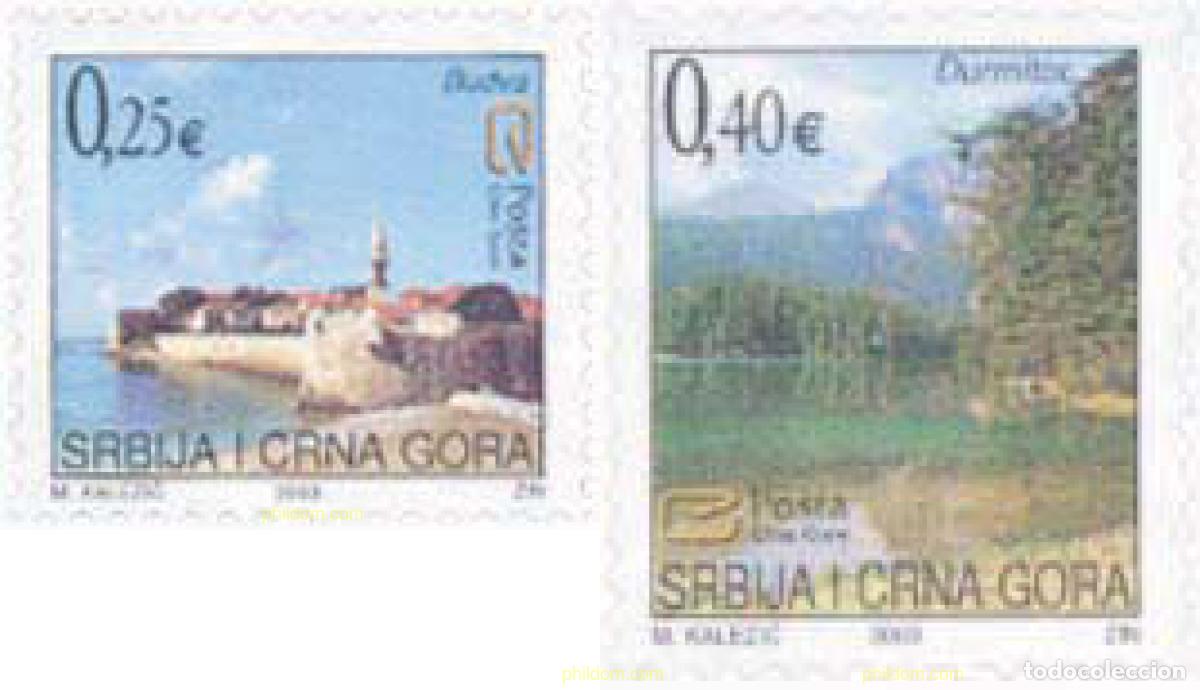 Briefmarken: 136350 MNH SERBIA Y MONTENEGRO 2003 TURISMO