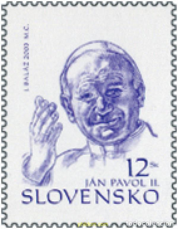 Sellos: 137001 MNH ESLOVAQUIA 2003 VISITA DE SS EL PAPA JUAN PABLO II