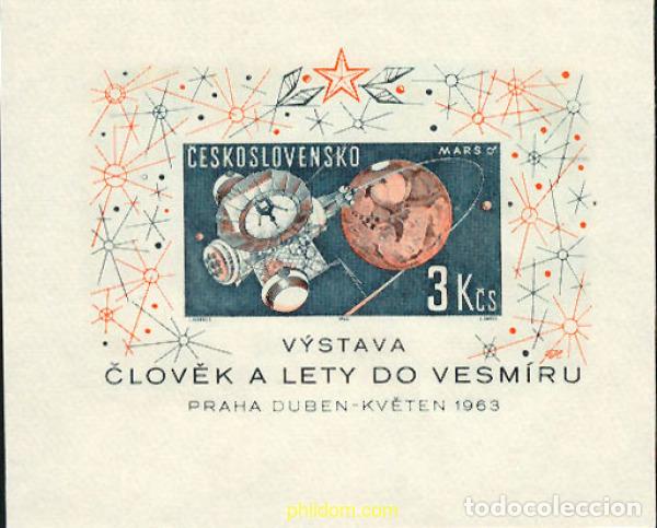 Sellos: 137272 MNH CHECOSLOVAQUIA 1963 EXPOSICION COSMOS DE PRAGA
