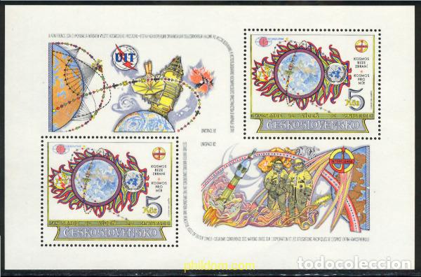 Sellos: 137301 MNH CHECOSLOVAQUIA 1982 2 CONFERENCIA DE LAS NACIONES UNIDAS PARA LA EXPLORACION Y UTILIZACI