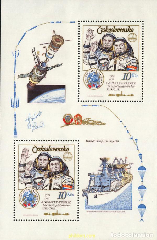 Sellos: 137303 MNH CHECOSLOVAQUIA 1983 PROGRAMA INTERCOSMOS