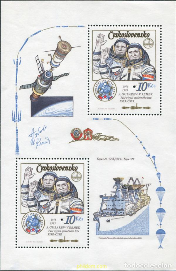 Sellos: 682182 MNH CHECOSLOVAQUIA 1983 PROGRAMA INTERCOSMOS