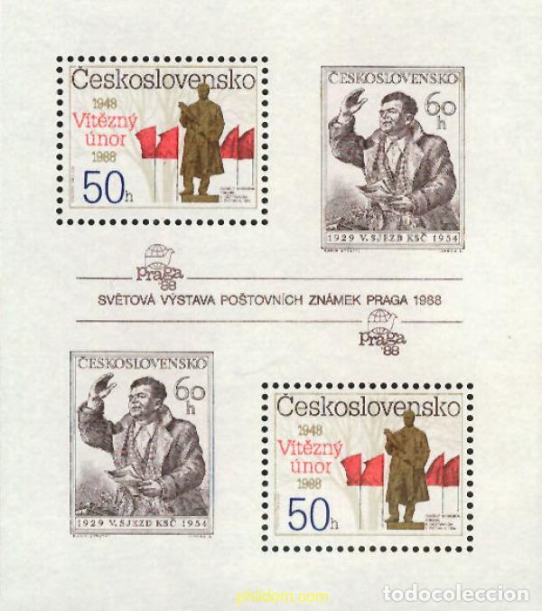 Briefmarken: 137320 MNH CHECOSLOVAQUIA 1988 PERSONAJES DE LEYENDA