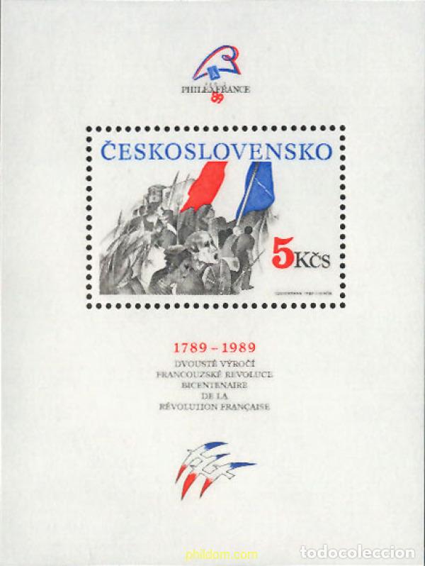 Briefmarken: 137335 MNH CHECOSLOVAQUIA 1989 PHILEXFRANCE 89. EXPOSICION FILATELICA INTERNACIONAL