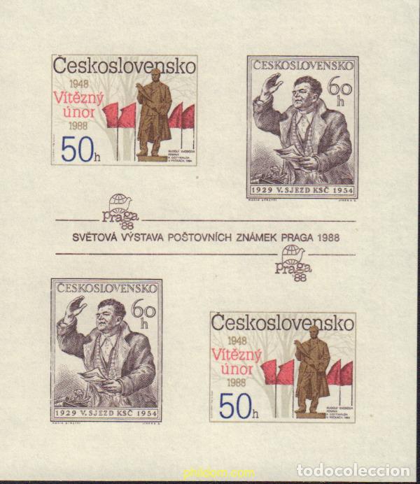 Briefmarken: 137321 MNH CHECOSLOVAQUIA 1988 PERSONAJES DE LEYENDA