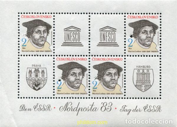 Sellos: 682252 MNH CHECOSLOVAQUIA 1983 NORDPOSTA 83. EXPOSICION FILATELICA INTERNACIONAL