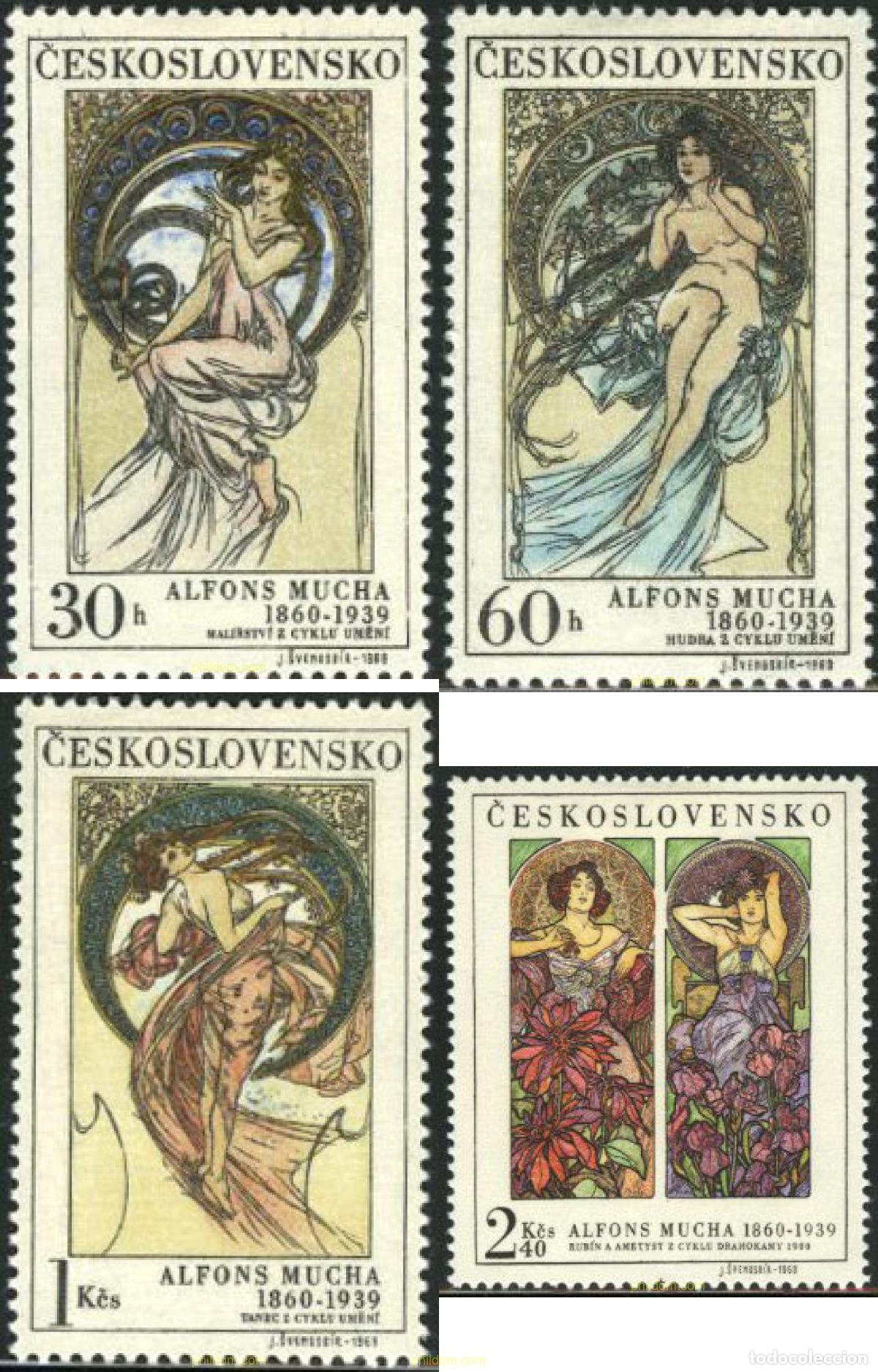 Sellos: 137417 MNH CHECOSLOVAQUIA 1969 PINTURAS