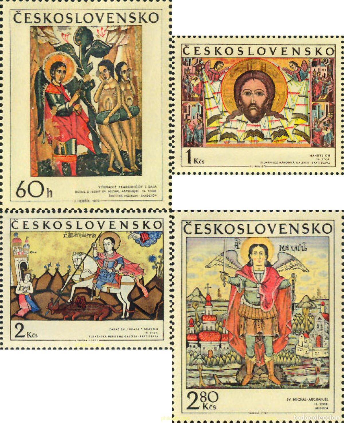Sellos: 137431 MNH CHECOSLOVAQUIA 1970 ICONOS
