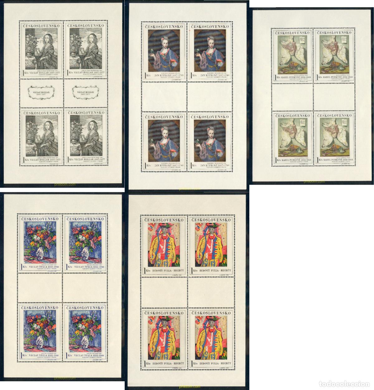 Sellos: 137398 MNH CHECOSLOVAQUIA 1966 PINTURAS