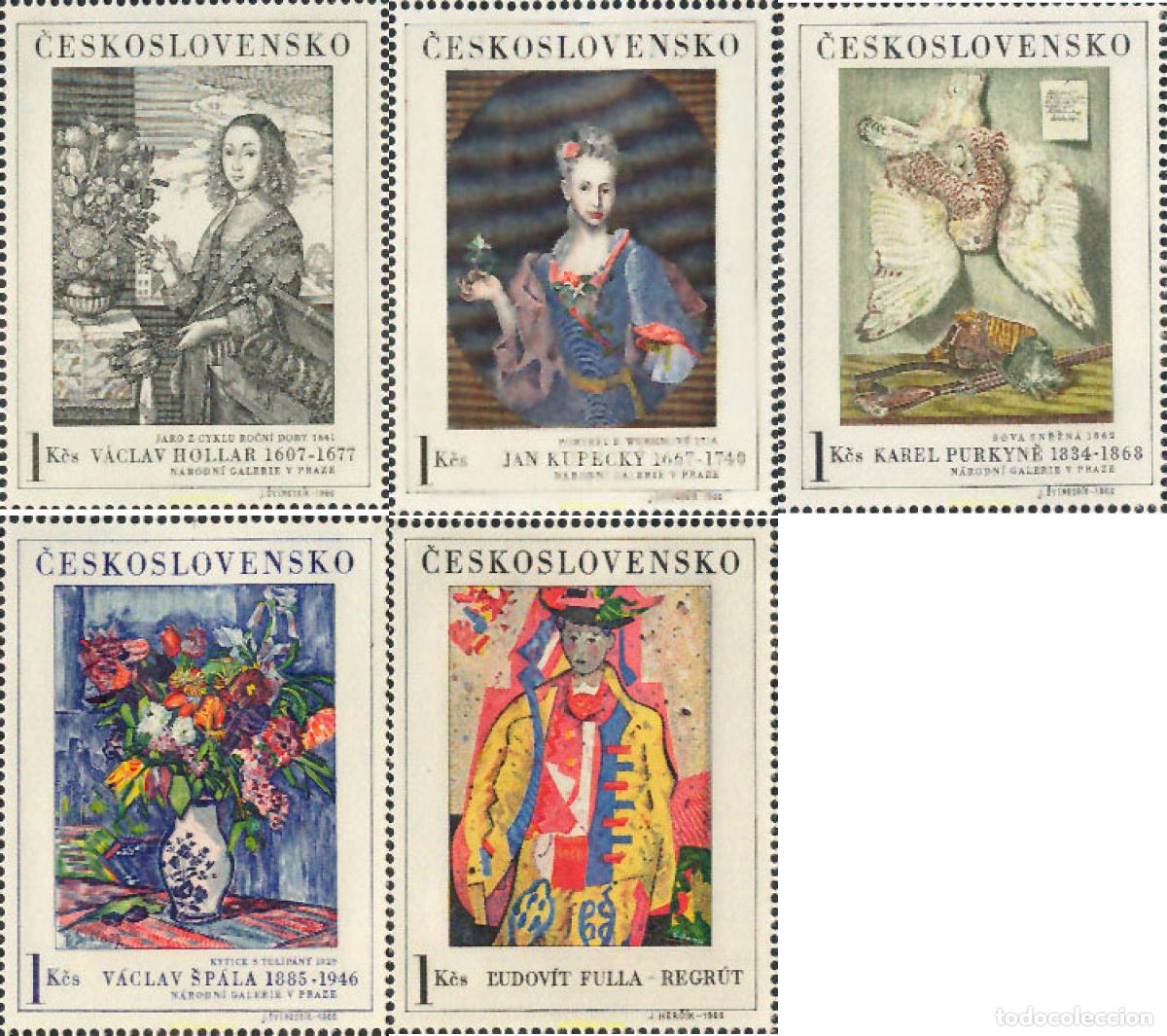 Sellos: 658024 MNH CHECOSLOVAQUIA 1966 PINTURAS