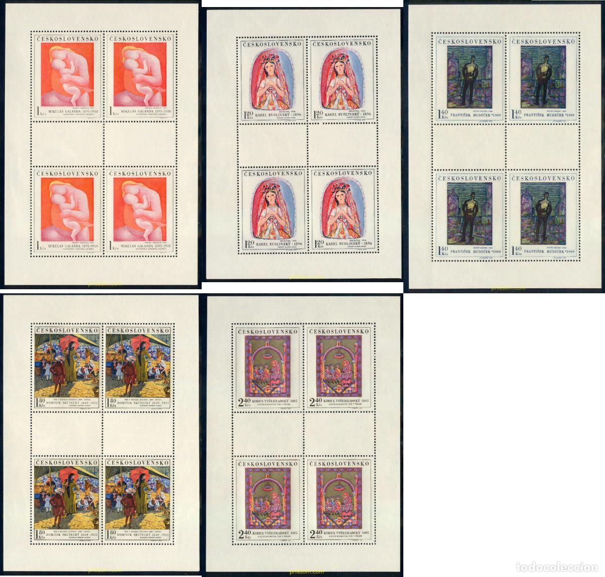 Sellos: 137430 MNH CHECOSLOVAQUIA 1970 PINTURAS