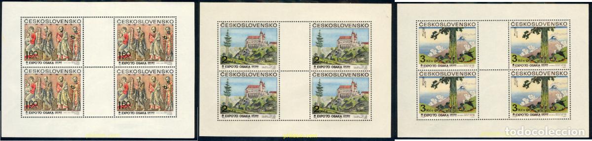 Sellos: 137424 MNH CHECOSLOVAQUIA 1970 EXPO 70. EXPOSICION UNIVERSAL DE OSAKA