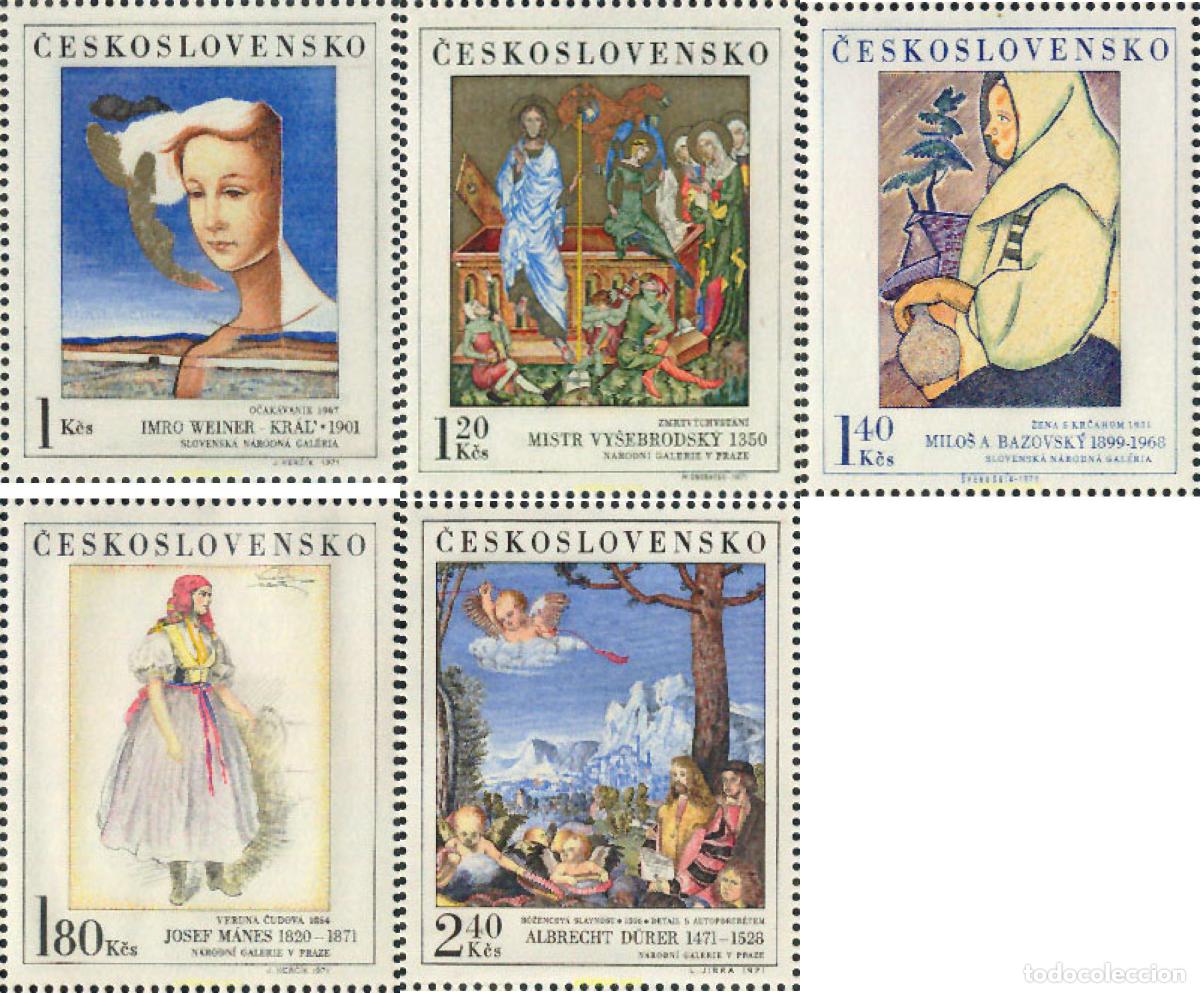 Sellos: 137436 MNH CHECOSLOVAQUIA 1971 PINTURAS