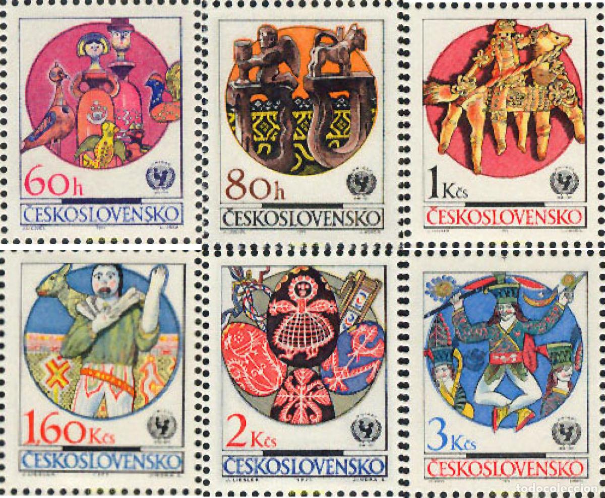 Sellos: 137438 MNH CHECOSLOVAQUIA 1971 A&Ntilde;O INTENAIONAL DEL NI&Ntilde;O