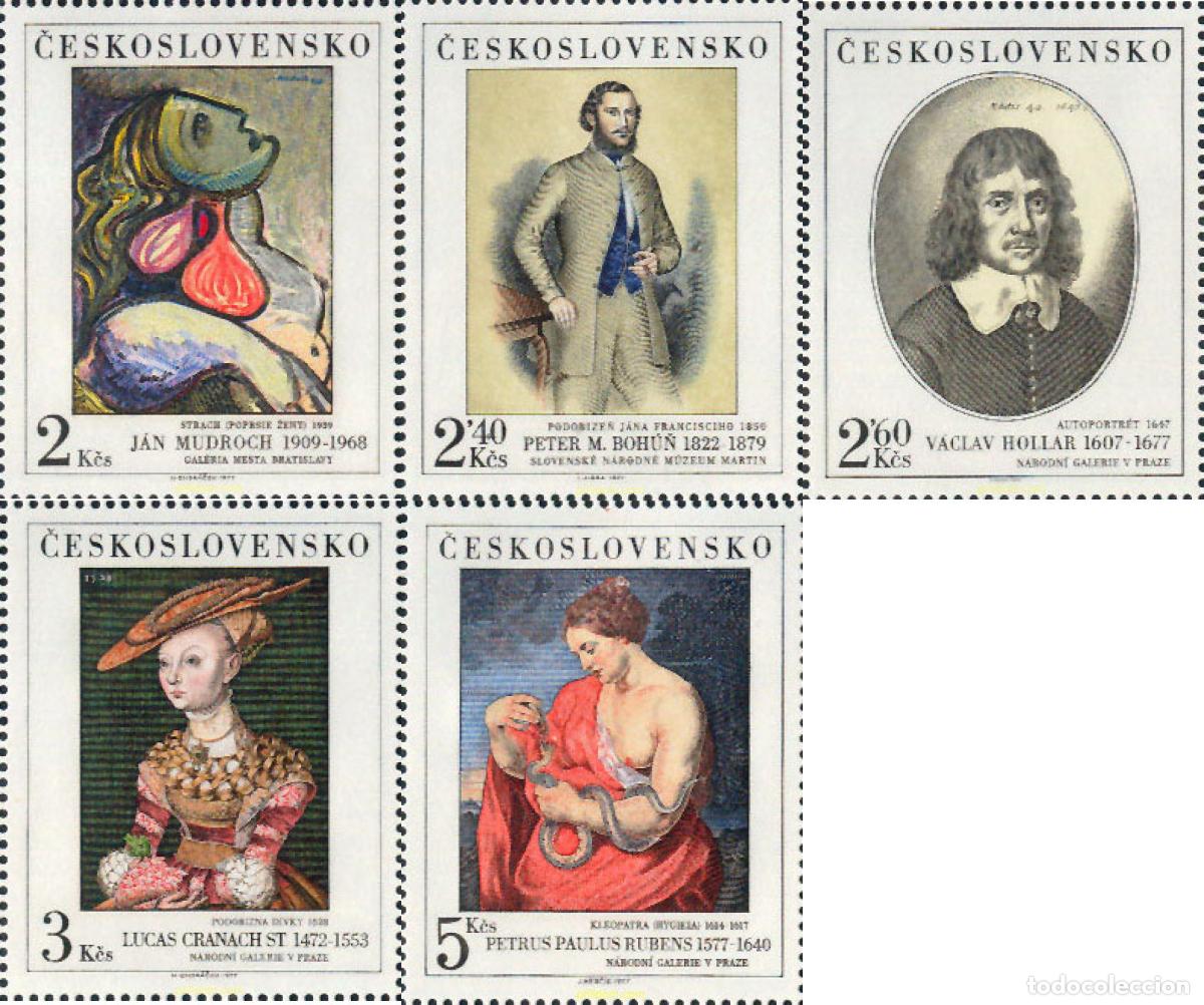 Sellos: 137491 MNH CHECOSLOVAQUIA 1977 PINTURAS