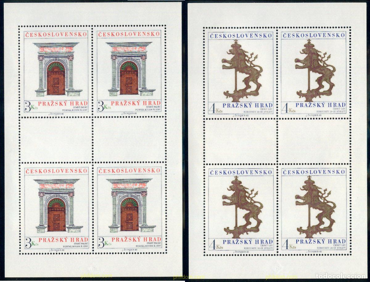 Sellos: 137513 MNH CHECOSLOVAQUIA 1980 CASTILLO DE PRAGA