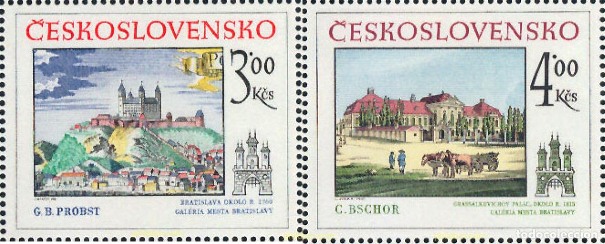 Sellos: 137517 MNH CHECOSLOVAQUIA 1981 MOTIVOS HISTORICOS DE BRATISLAVA