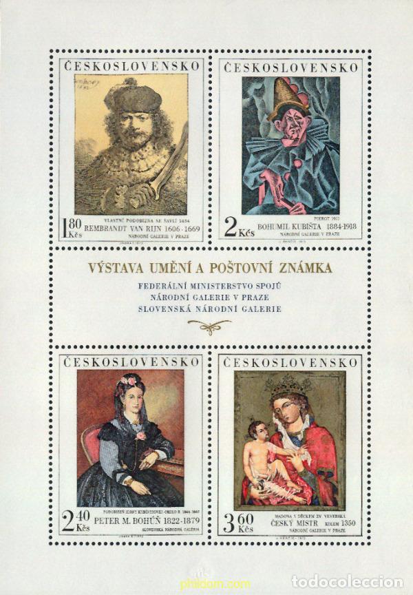 Sellos: 137455 MNH CHECOSLOVAQUIA 1973 PINTURAS DE LA GALERIA NACIONAL