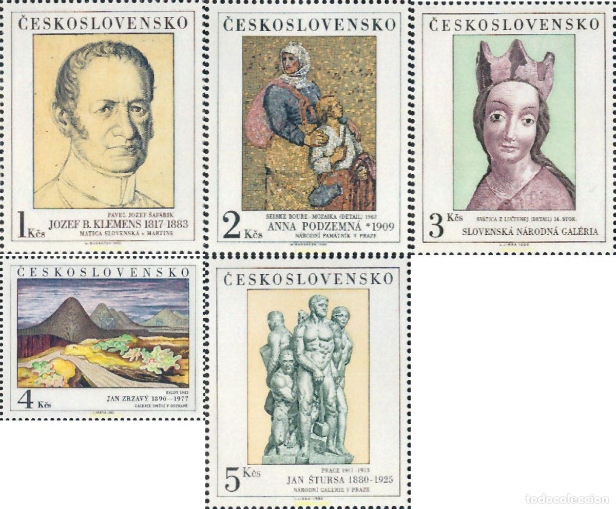 Sellos: 137515 MNH CHECOSLOVAQUIA 1980 OBRAS DE ARTE