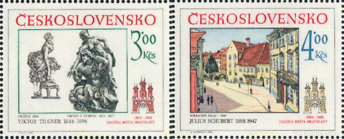 Sellos: 137534 MNH CHECOSLOVAQUIA 1983 MOTIVOS HISTORICOS DE BRATISLAVA