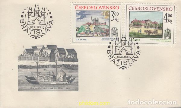 Selos: 444610 MNH CHECOSLOVAQUIA 1981 MOTIVOS HISTORICOS DE BRATISLAVA