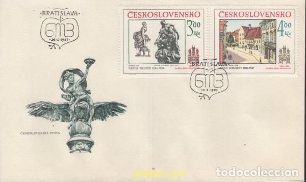 Selos: 444616 MNH CHECOSLOVAQUIA 1983 MOTIVOS HISTORICOS DE BRATISLAVA