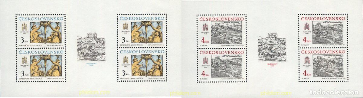Selos: 137565 MNH CHECOSLOVAQUIA 1987 MOTIVOS HISTORICOS DE BRATISLAVA