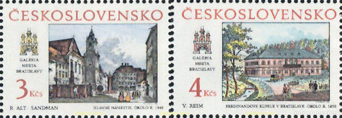 Selos: 137572 MNH CHECOSLOVAQUIA 1988 MOTIVOS HISTORICOS DE BRATISLAVA