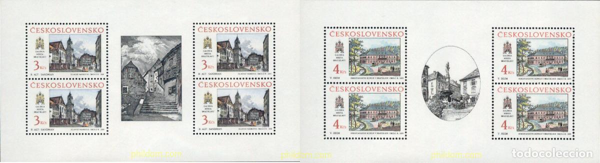 Selos: 137573 MNH CHECOSLOVAQUIA 1988 MOTIVOS HISTORICOS DE BRATISLAVA
