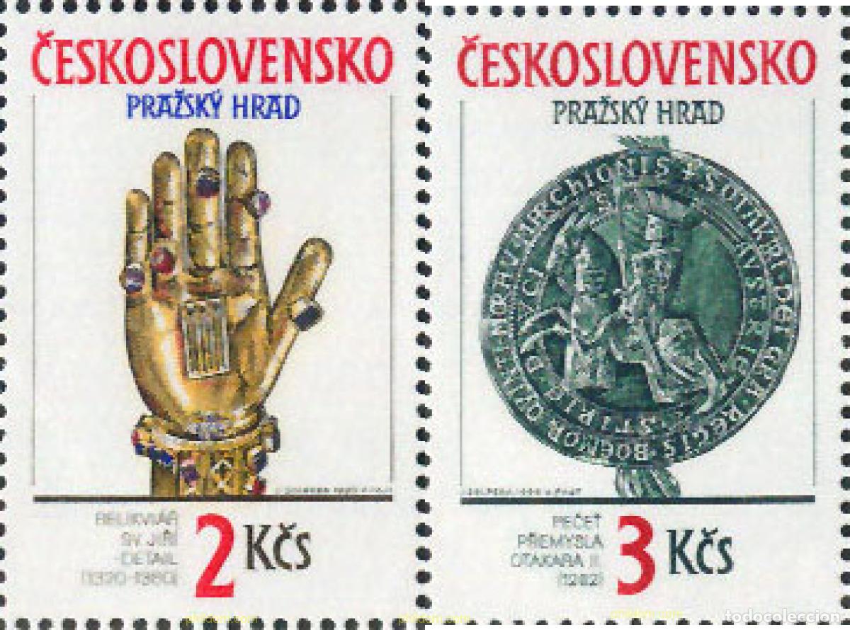 Selos: 137580 MNH CHECOSLOVAQUIA 1990 CASTILLO DE PRAGA