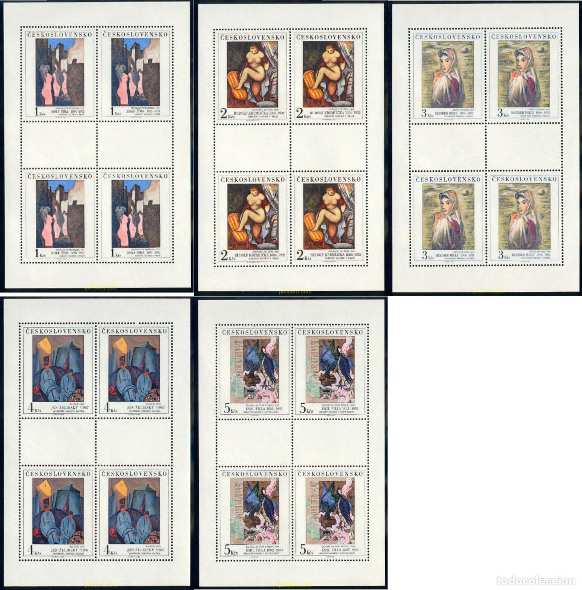 Selos: 137531 MNH CHECOSLOVAQUIA 1982 OBRAS DE ARTE