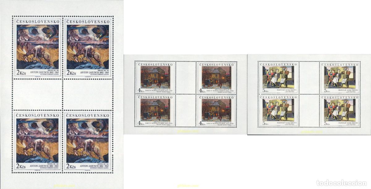 Briefmarken: 137579 MNH CHECOSLOVAQUIA 1989 PINTURAS