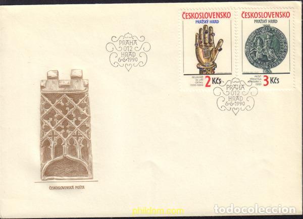 Briefmarken: 371052 MNH CHECOSLOVAQUIA 1990 CASTILLO DE PRAGA