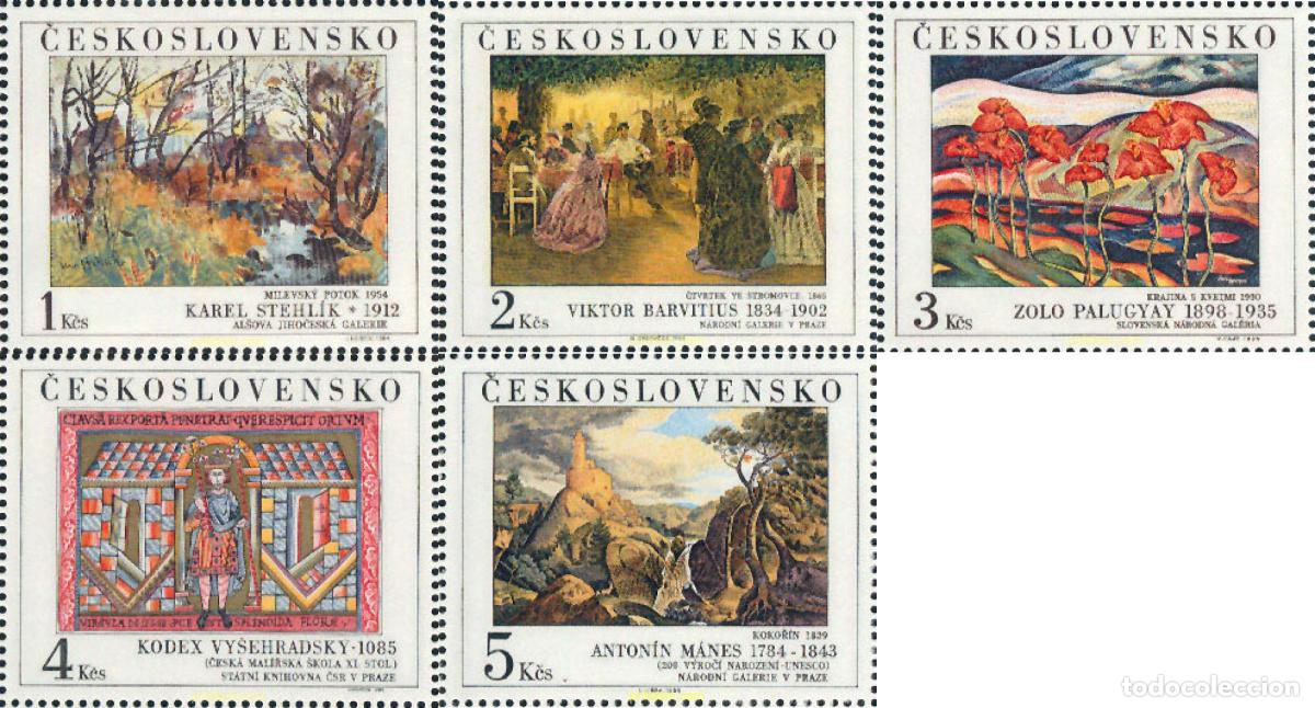 Briefmarken: 137539 MNH CHECOSLOVAQUIA 1984 PINTURAS
