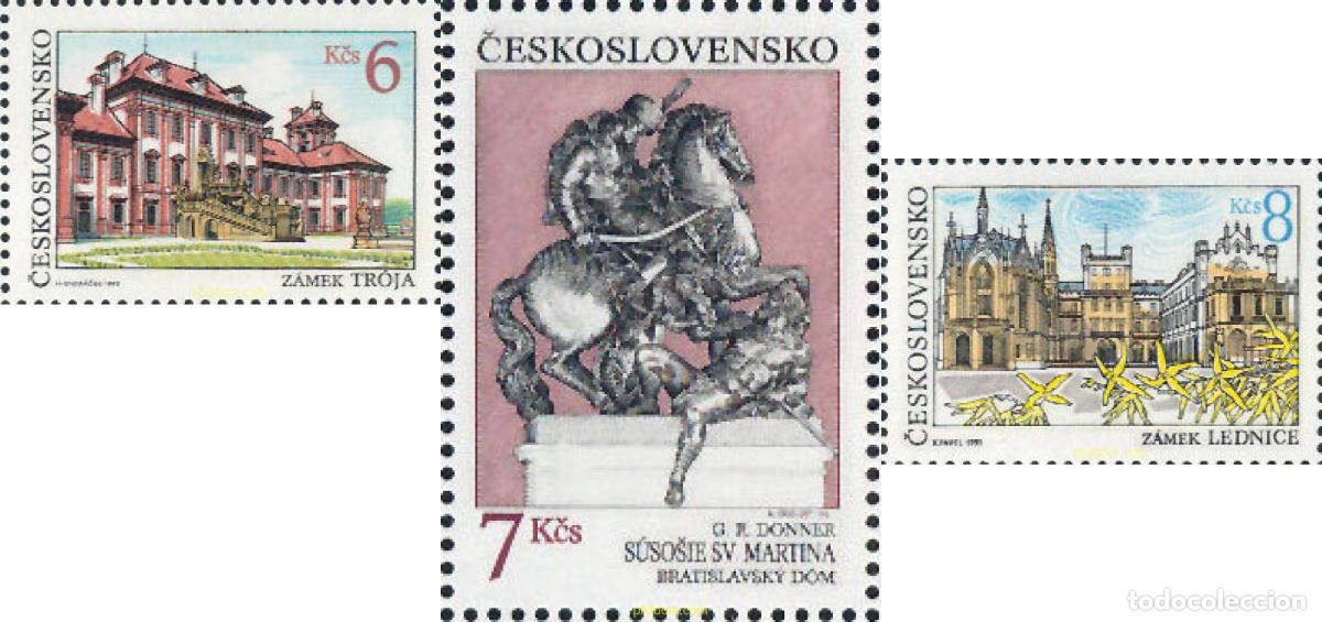 Francobolli: 137591 MNH CHECOSLOVAQUIA 1992 PATRIMONIO ARTISTICO NACIONAL