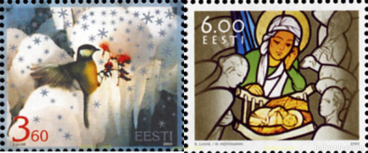 Sellos: 137899 MNH ESTONIA 2003 NAVIDAD