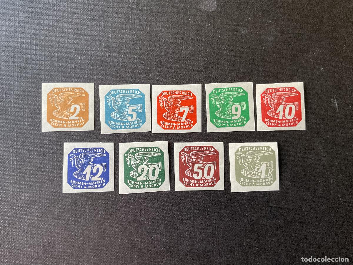 Francobolli: BOHEMIA Y MORAVIA N&ordm; YVERT P&Egrave;RIODICOS 11/9***A&Ntilde;O 1943