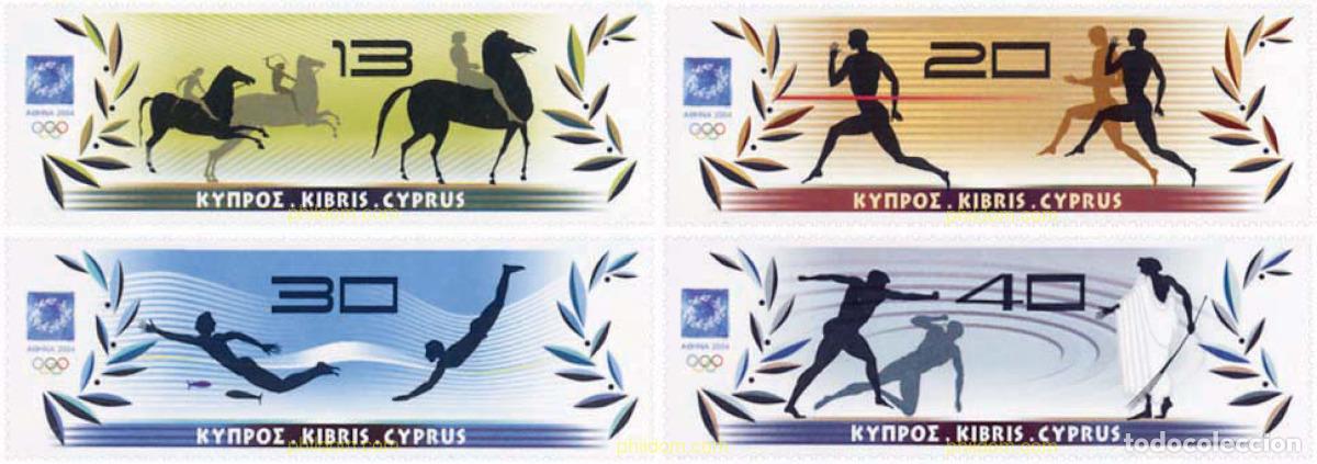 Sellos: 139895 MNH CHIPRE 2004 28 JUEGOS OLIMPICOS DE VERANO ATENAS 2004