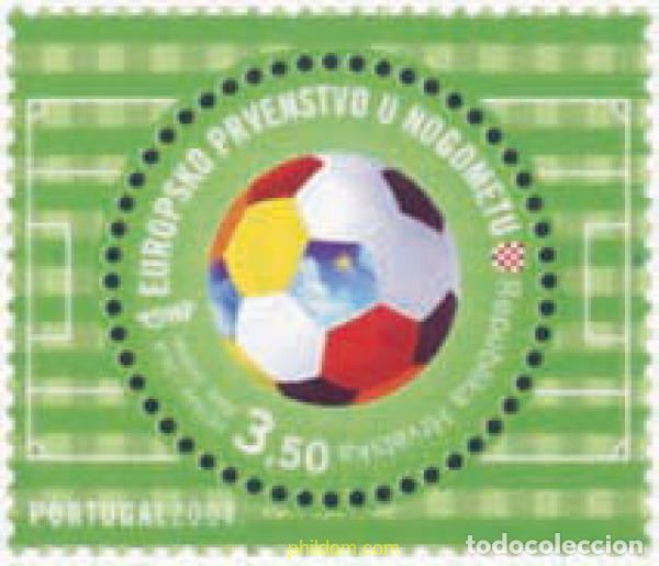 Sellos: 140330 MNH CROACIA 2004 EUROCOPA DE FUTBOL. PORTUGAL 2004