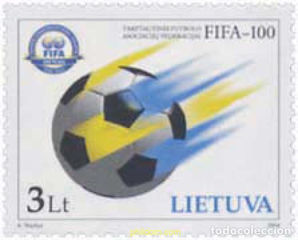 Sellos: 140382 MNH LITUANIA 2004 CENTENARIO DE LA FIFA