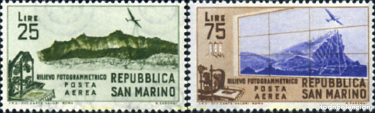Selos: 140664 MNH SAN MARINO 1952 RELIEVE FOTOGRAMETRICO DE SAN MARINO