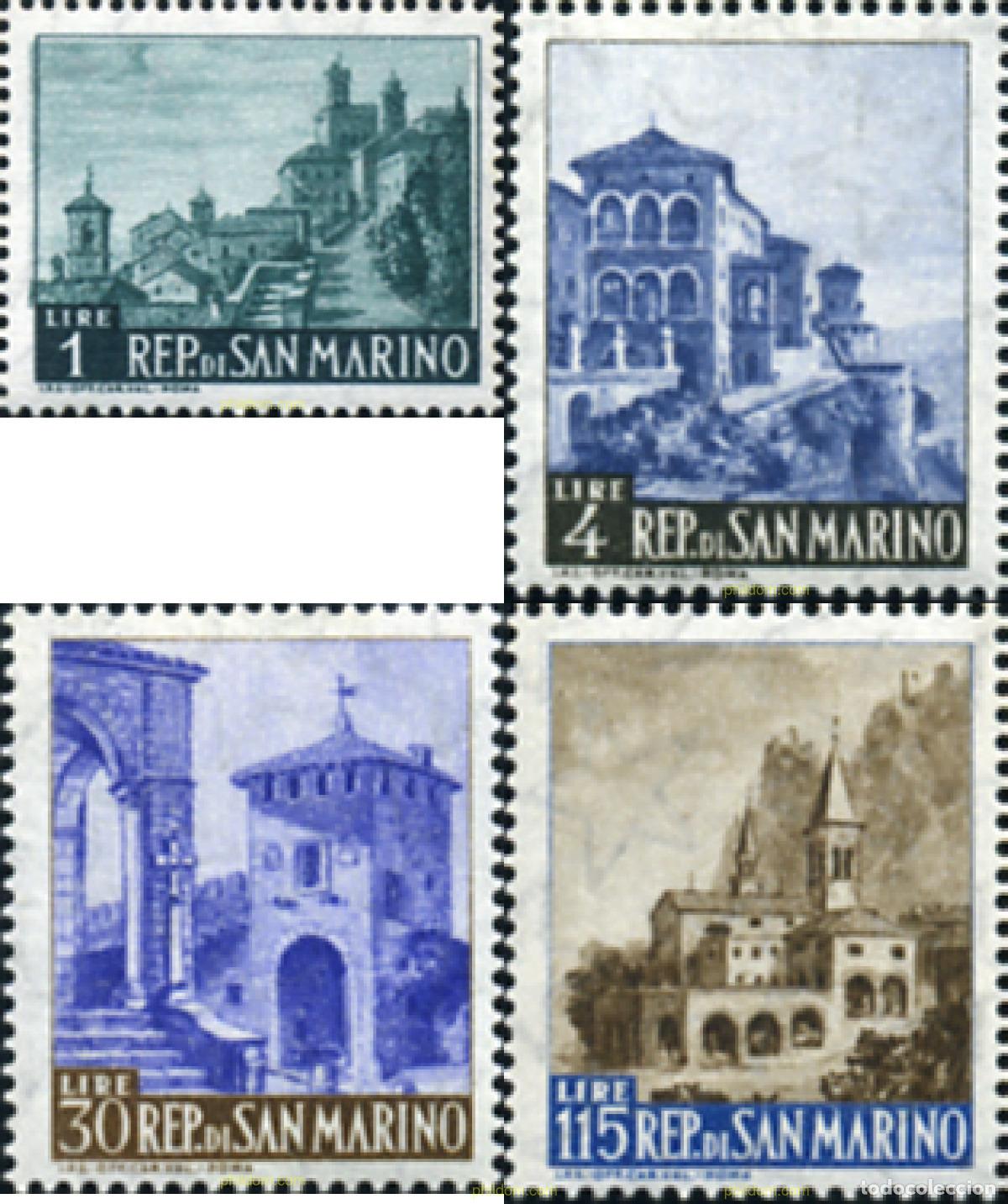 Sellos: 140752 MNH SAN MARINO 1961 VISTAS