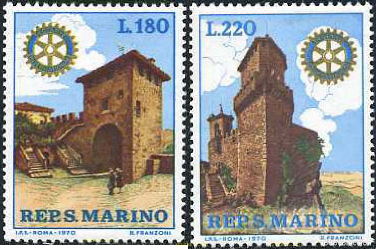Sellos: 140882 MNH SAN MARINO 1970 ROTARY INTERNATIONAL