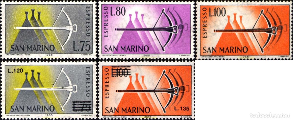 Francobolli: 140811 MNH SAN MARINO 1966 ARMA ANTIGUA