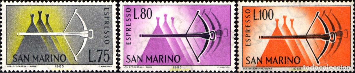 Stamps: 633584 MNH SAN MARINO 1966 ARMA ANTIGUA