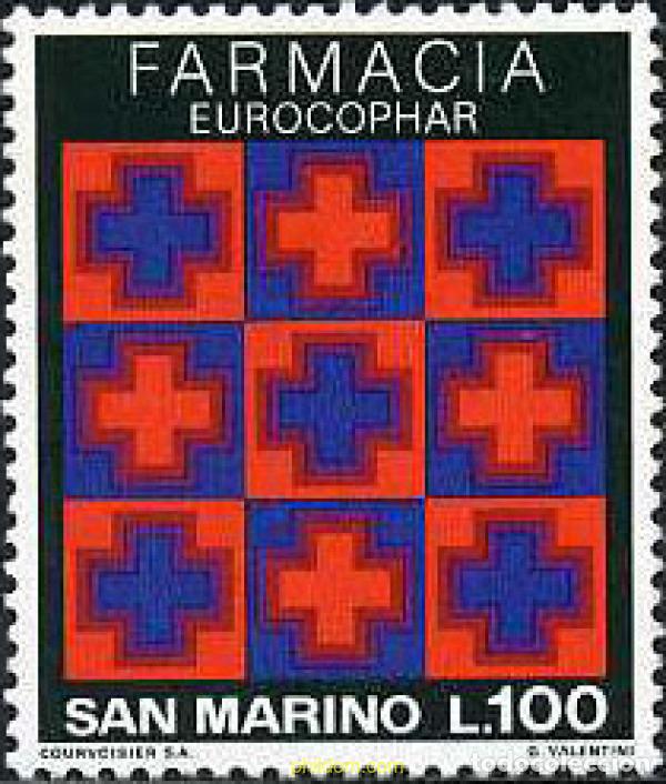 Stamps: 140991 MNH SAN MARINO 1975 CONGRESO FARMACEUTICO